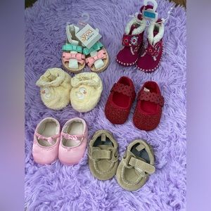 Baby shoe bundle! Sizes NB - 0-3mos